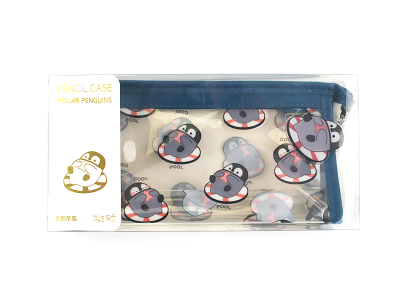Transparent animal pencil case Penguin